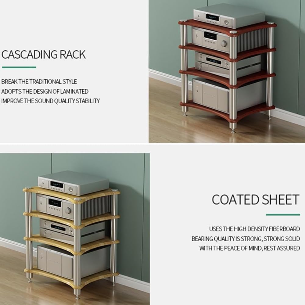 ZYXQQJ 1 2 3 4 Tier HiFi Rack