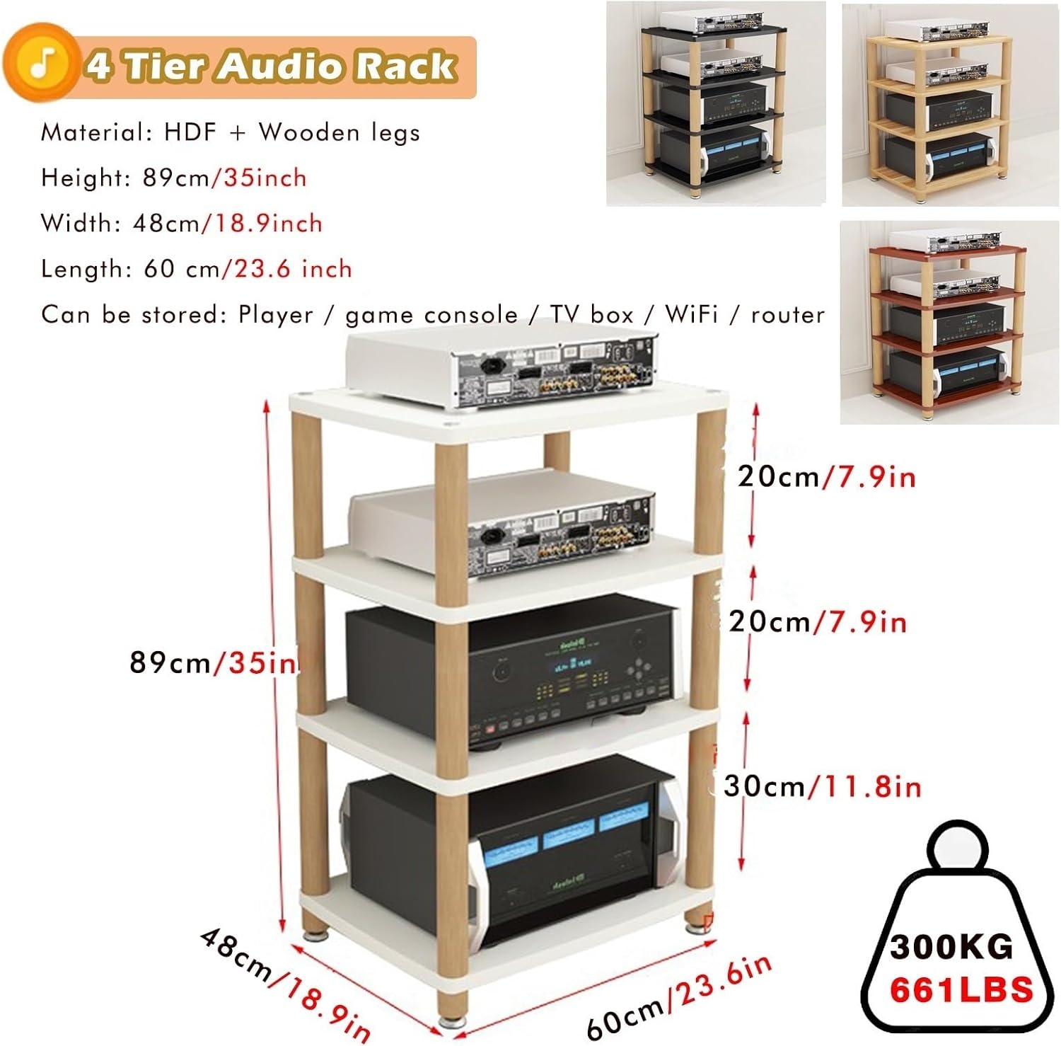 WLCGYD 4 Layer Stereo Racks and Stands Professional