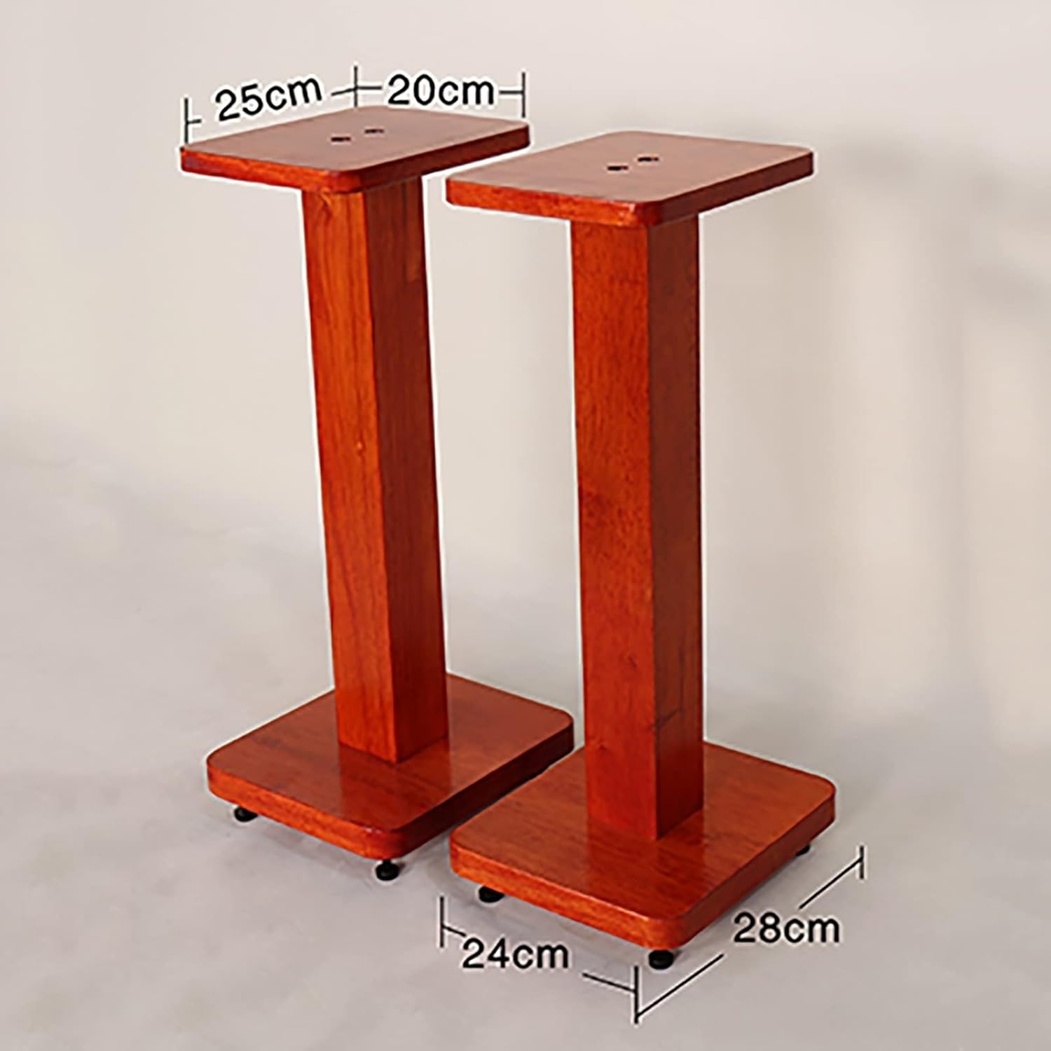 MIQXUAN Speaker Stands Solid Wood Speaker Stands