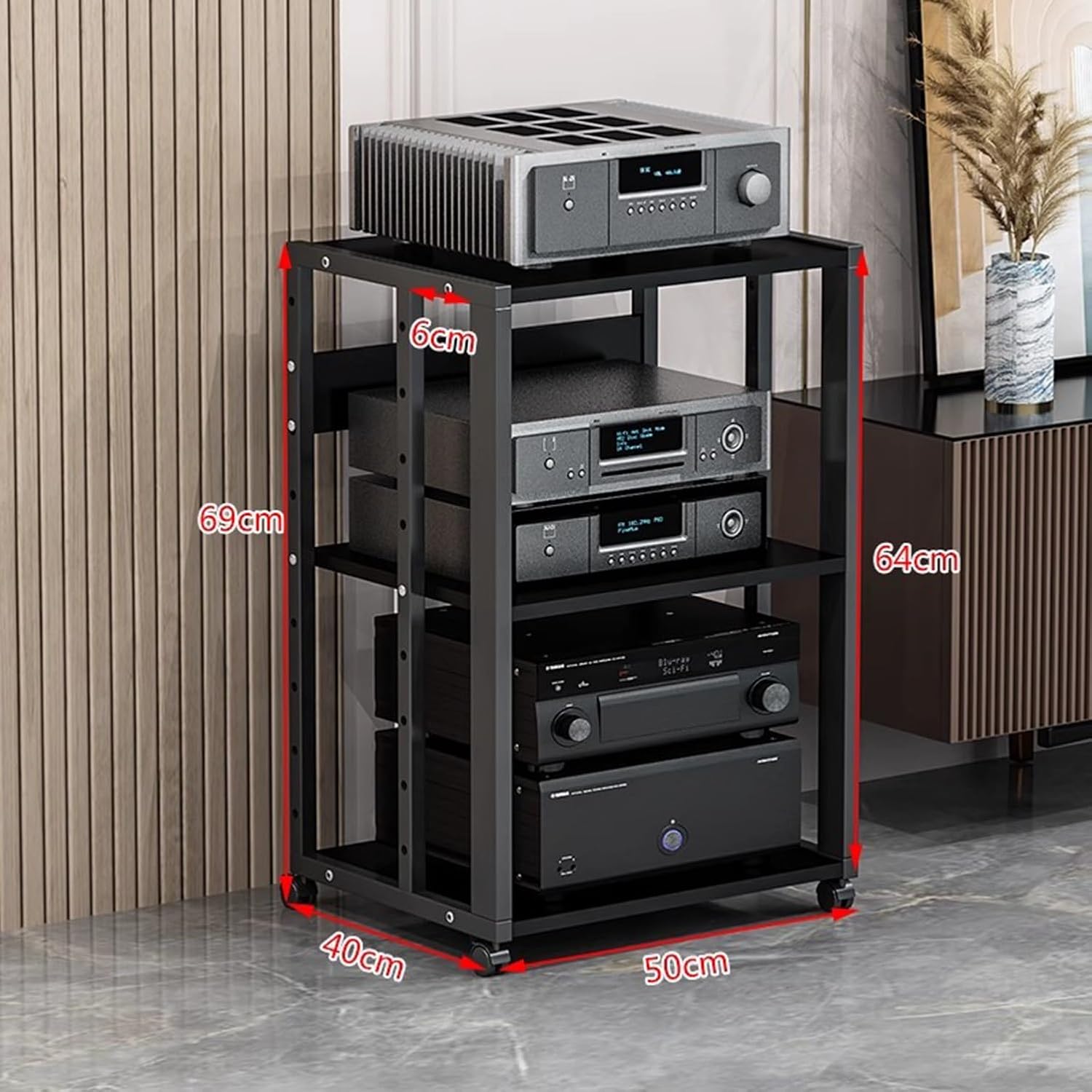 2/3-Tier HiFi Rack Audio Cabinet