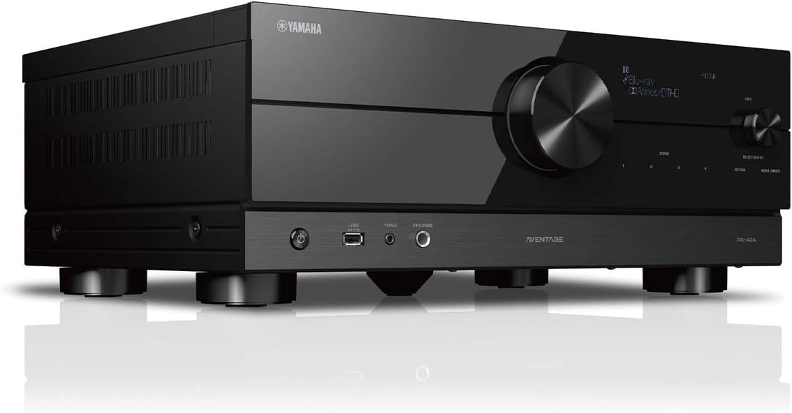 Yamaha RX-A2A AVENTAGE 7.2-Channel AV Receiver 8K and 4K/120 HDMI