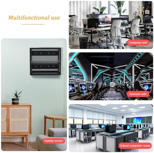 DLYZAYE Wall Mounted Av Media Stand - Steel Audio Rack & Floating Stereo Cabinet