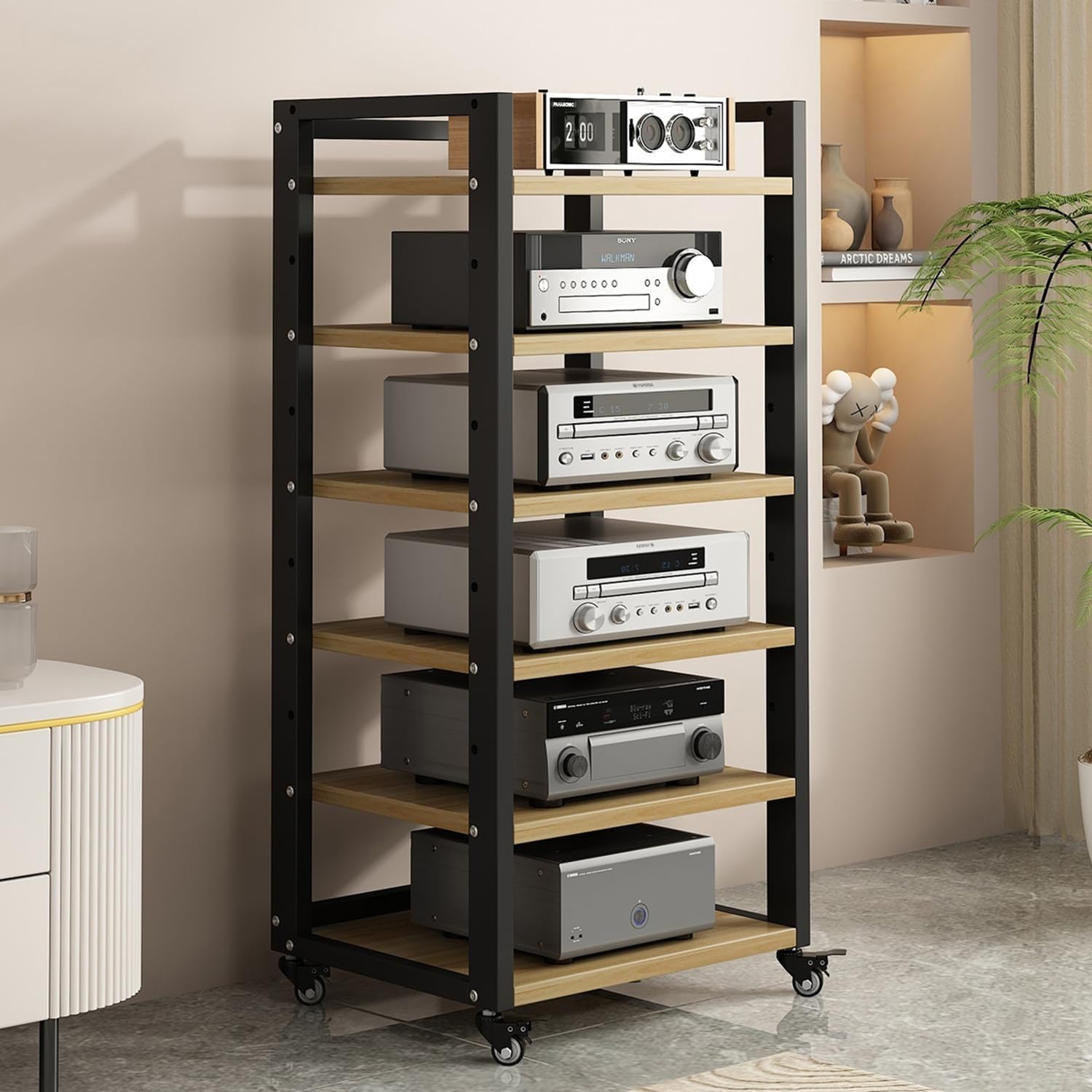 UFAGFDA 6 Tier AV Media Stand