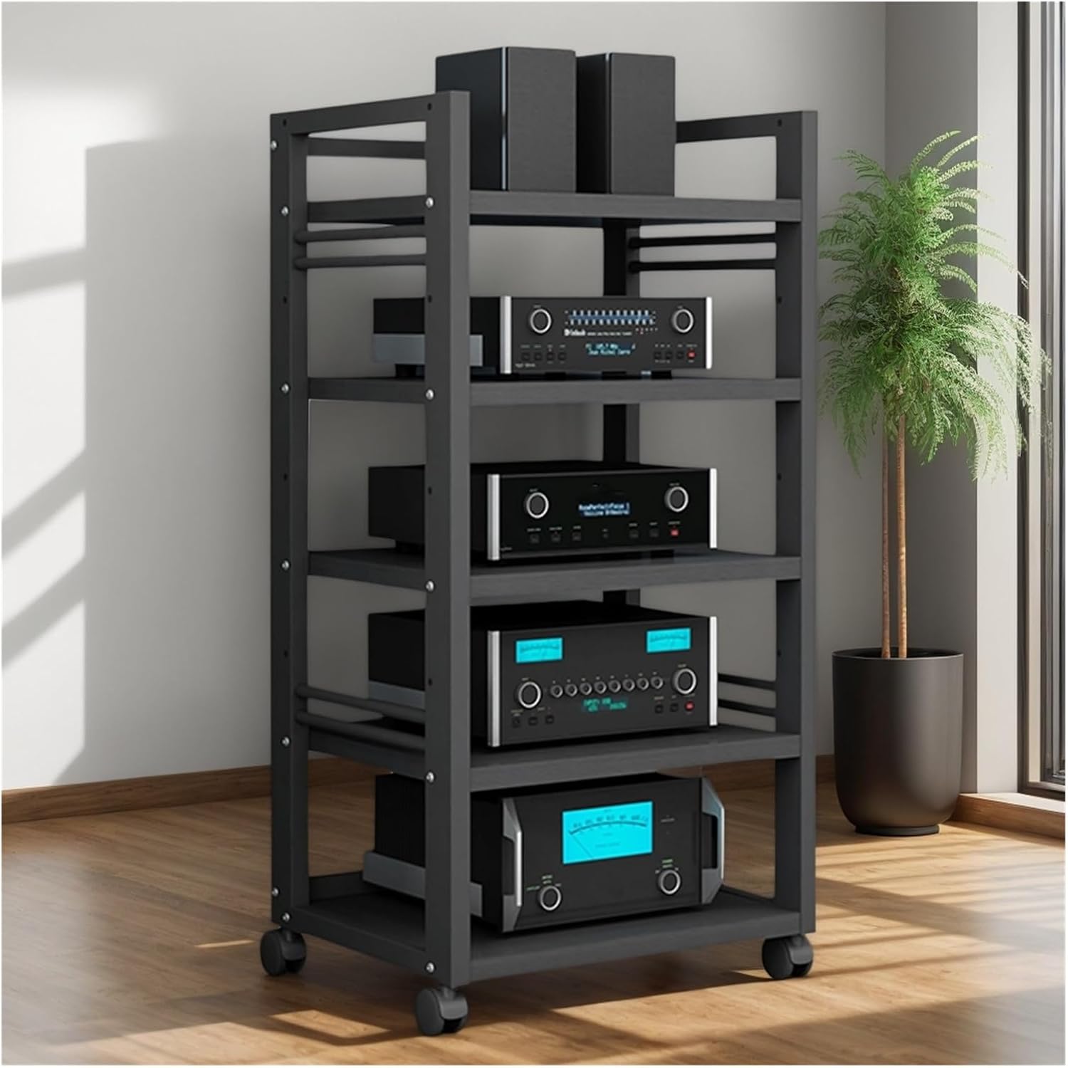 Mobile Media Storage Stands