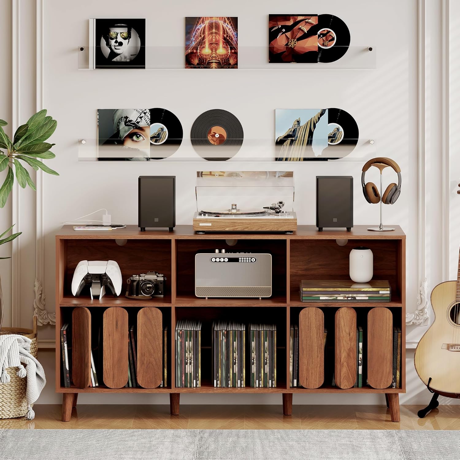 55.11 in Large Record Player Stand