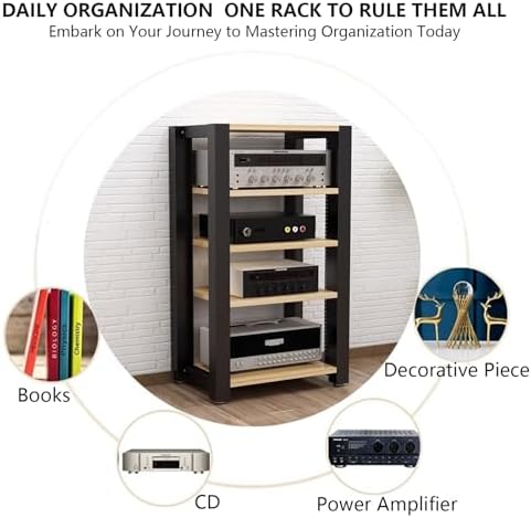 3-Tier Audio Equipment Rack