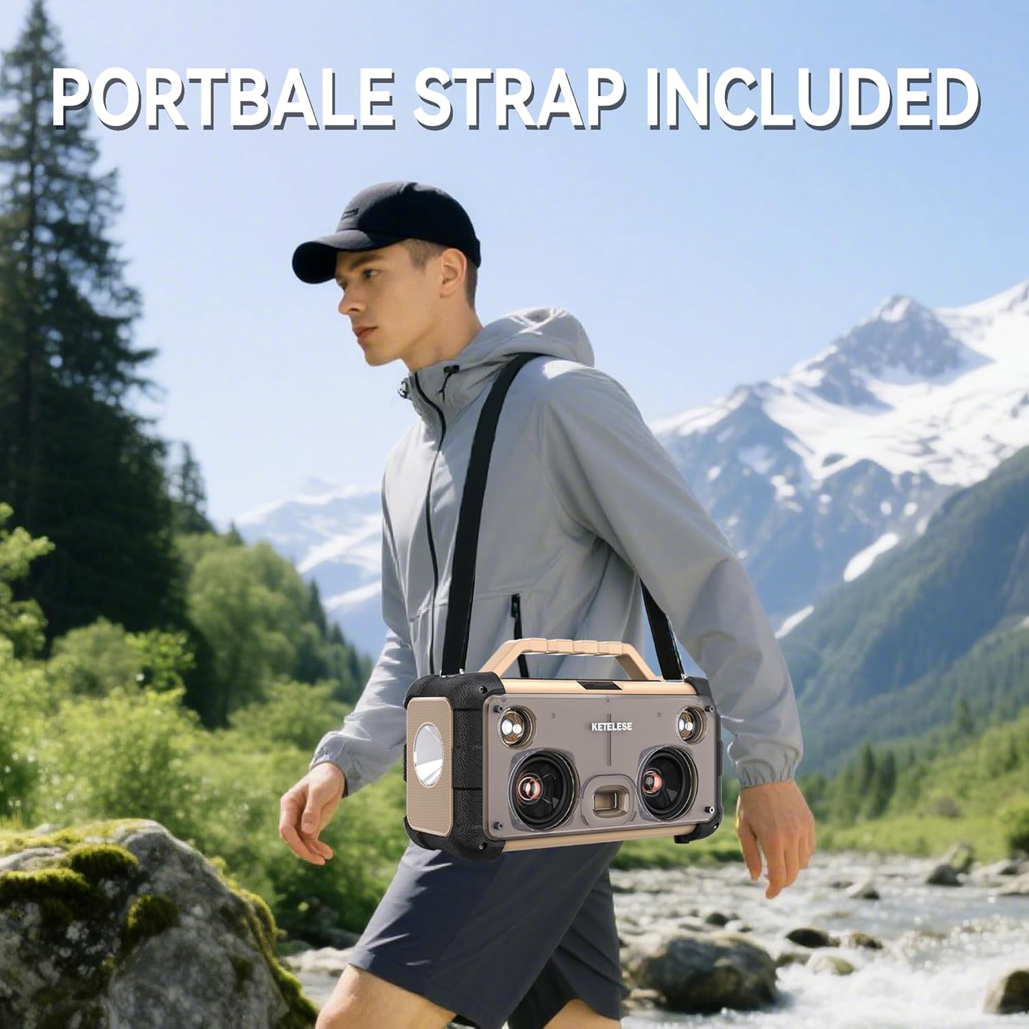 KETELESE DK21 Pro Bluetooth Speaker with TF Card Slot