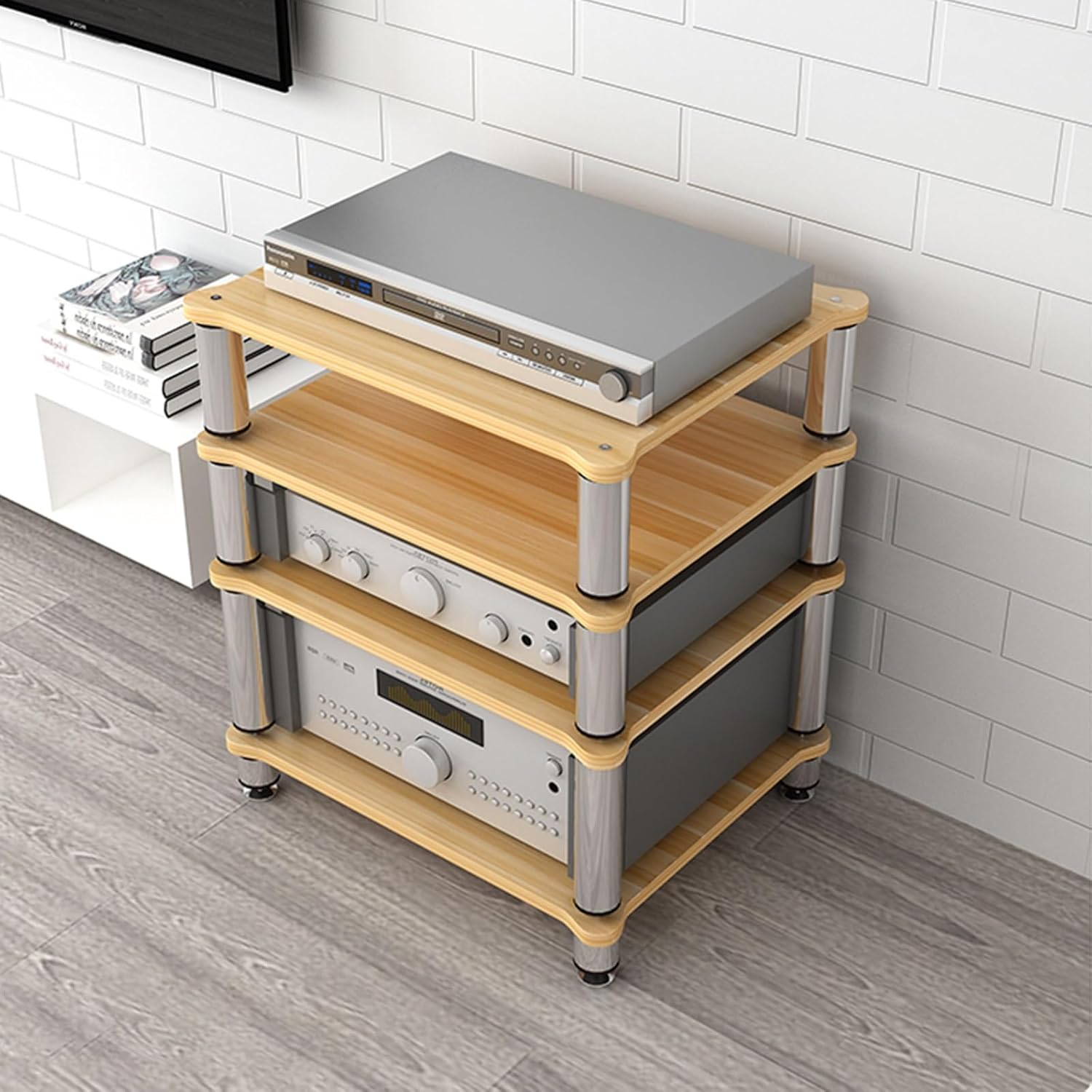 DESKGURU 4 Tier AV Media Stand