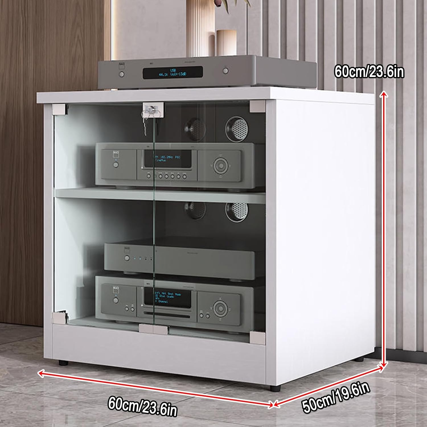 LYXWGRZD 2/3-Tier AV Media Stand