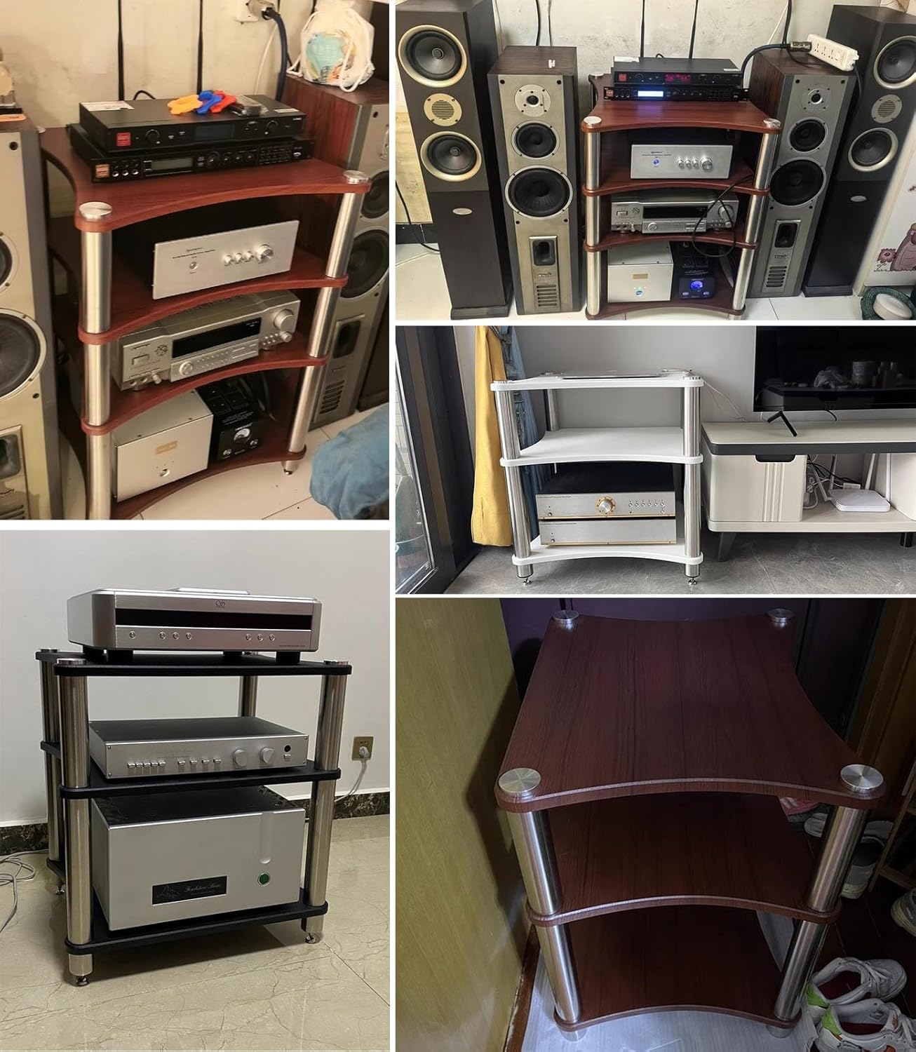 Oracra Media Cabinet Modern Audio-Video Storage Rack