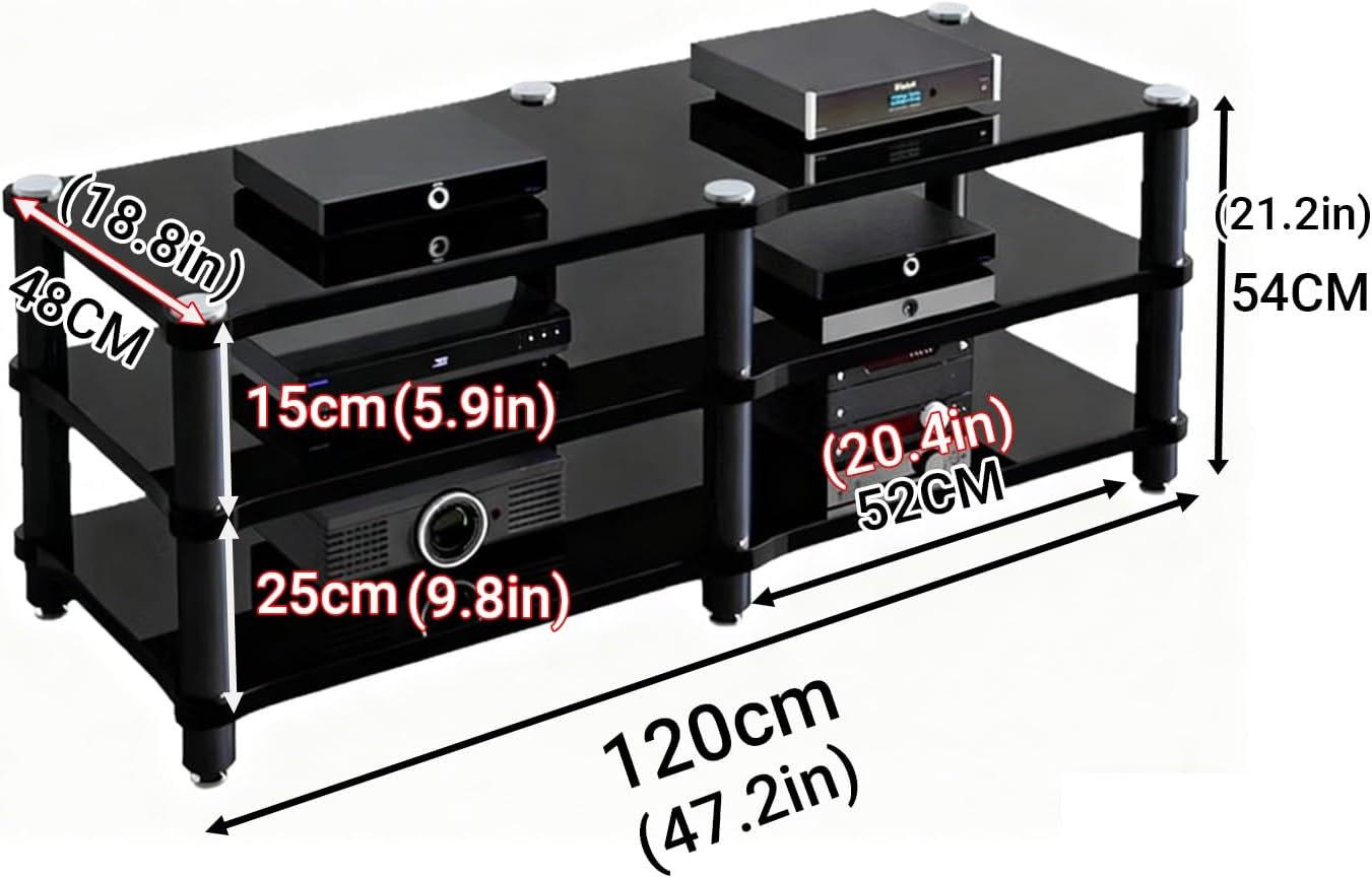 TUPAFJU 1/2/3/4-layer Audio Equipment Rack