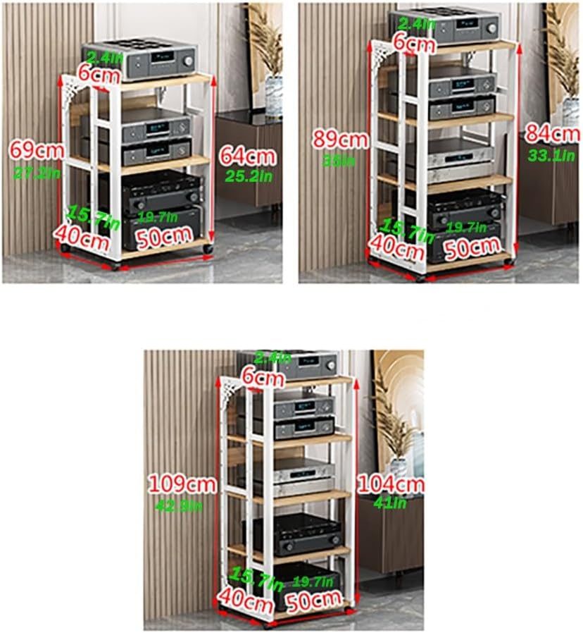 SXYHCK 5 Tier Audio Cabinet Media Stand