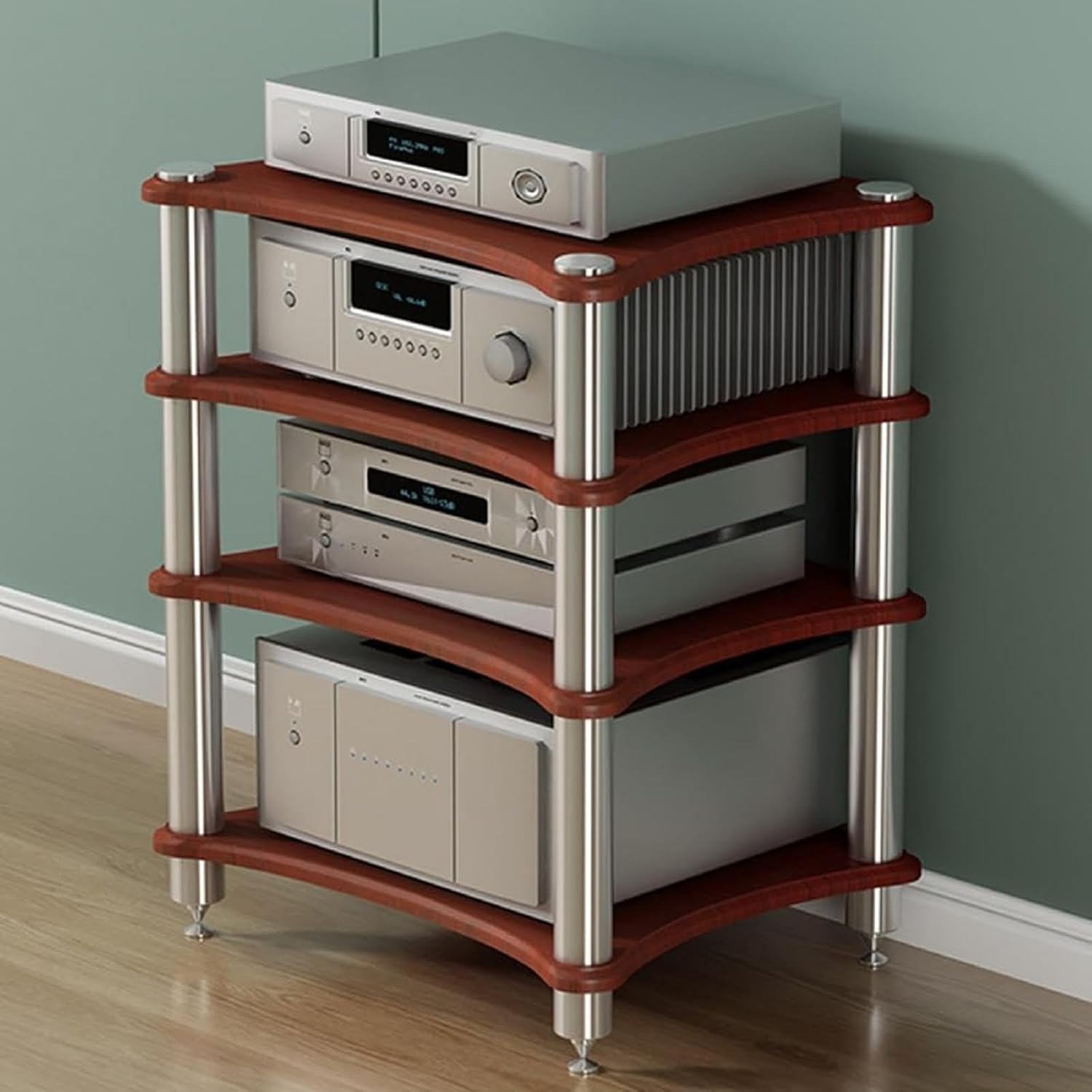 1 2 3 4 Tier AV Media Stand