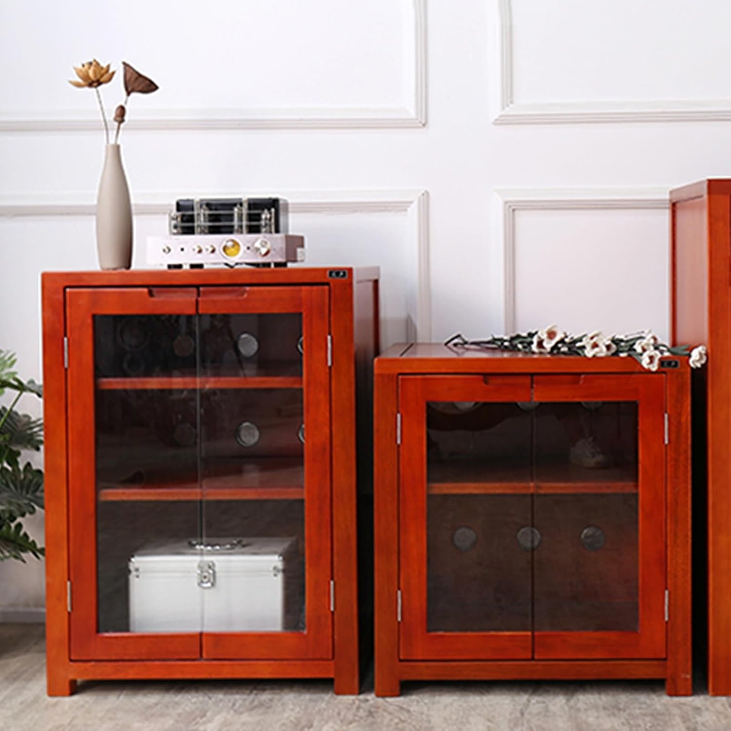 LYXWGRZD Wooden Media Stand