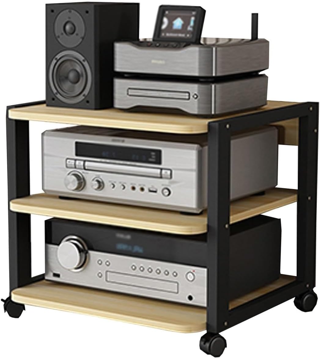 3-Tier Removable Media Rack Audio