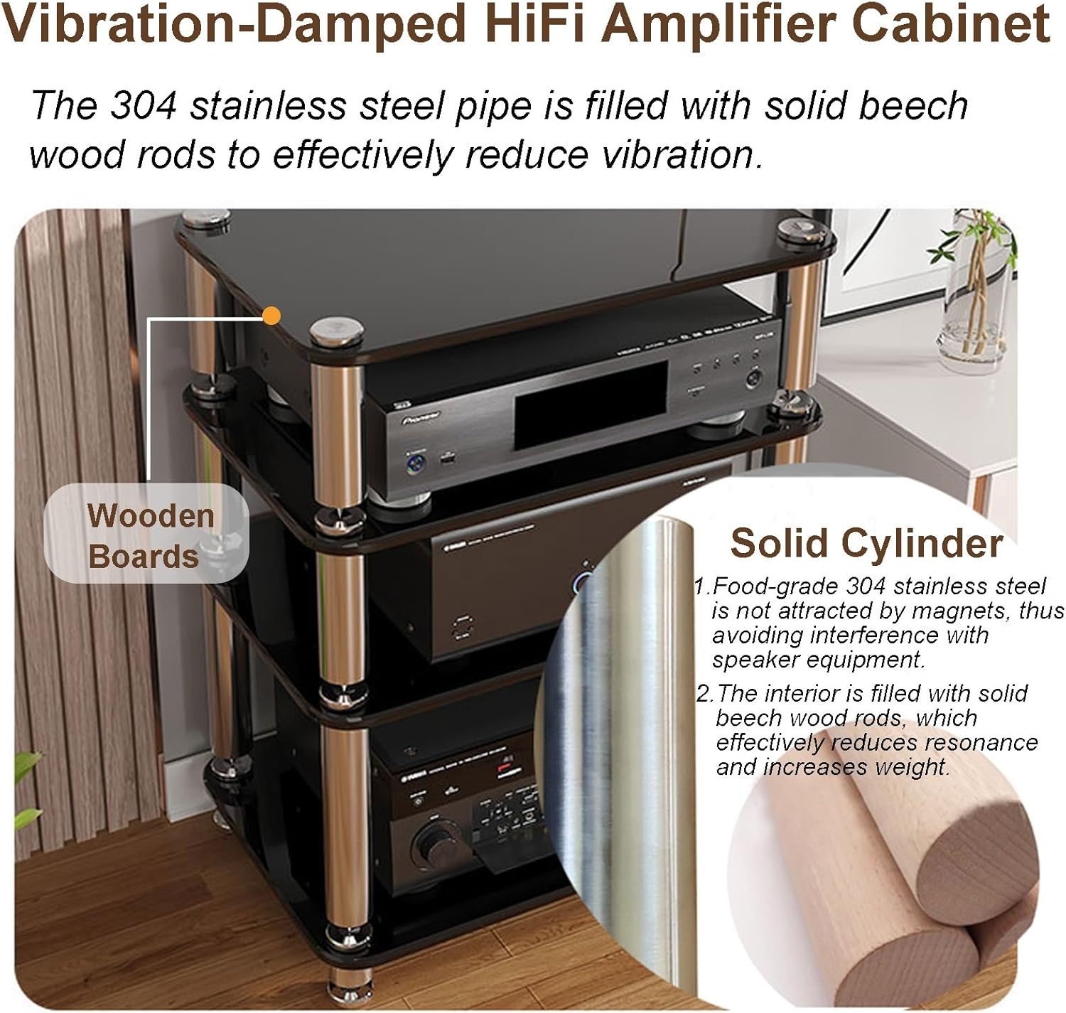 Open Air Design AV Media Stand