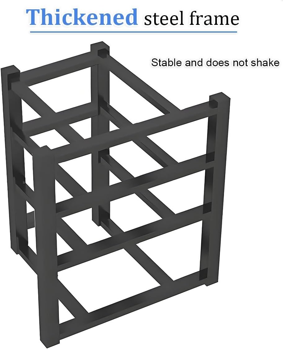 2.3.4 Tier AV Media Stand - Stereo Audio Rack