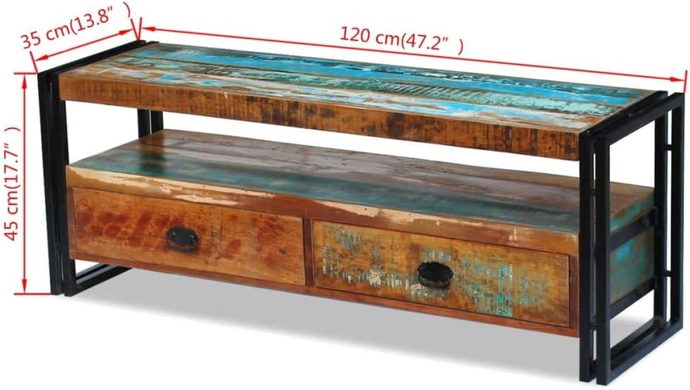 FAMIROSA TV Stand Storage Cabinet