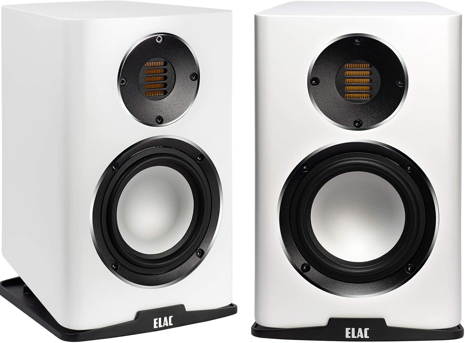ELAC BS243.4-SW Carina Premium Bookshelf Speakers - (Pair) Satin White