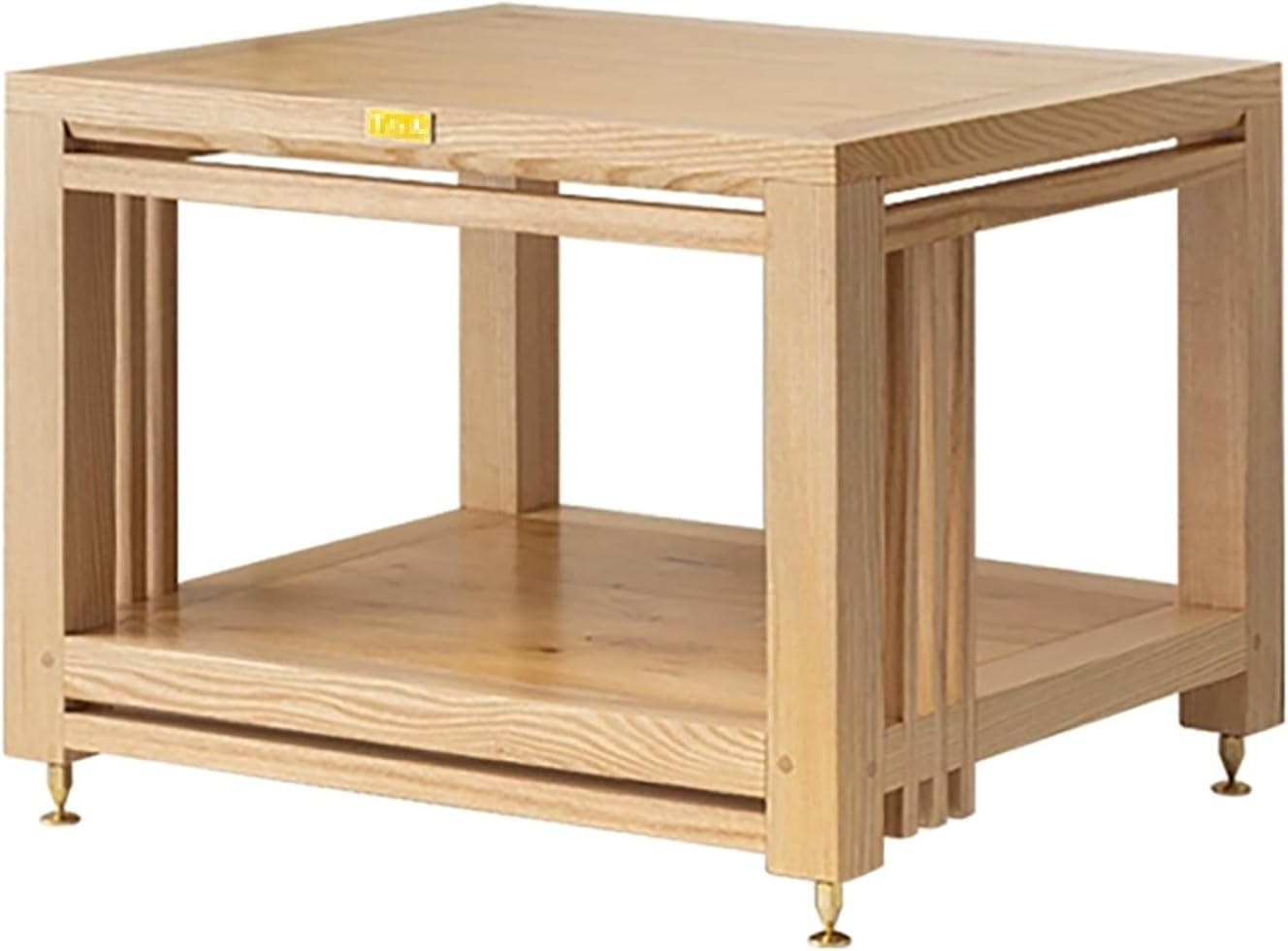 JIAOCKJIAO Solid Wood Media Stand