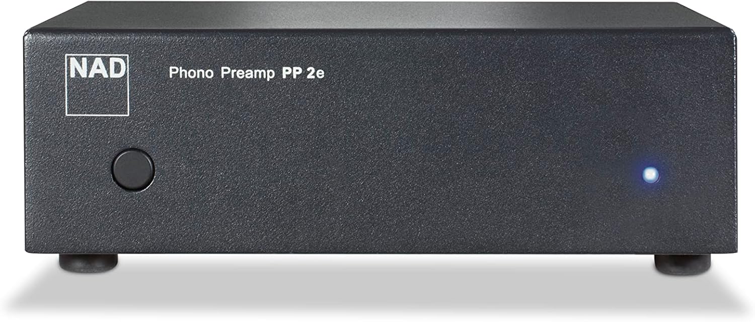 NAD PP 2e Phono Preamplifier MM & MC Turntable Support