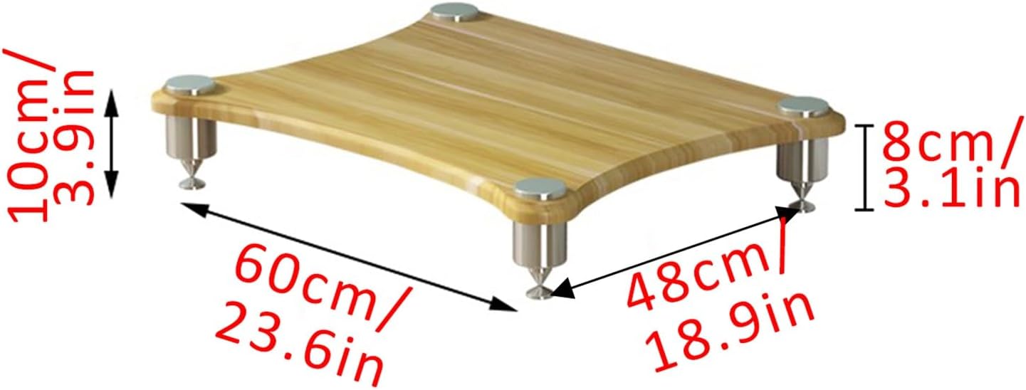 2-Tier Speaker Mount AV Media Stand - HiFi Rack for AV Receiver