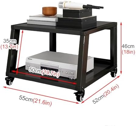 Heavy Duty Mobile Media Stand with Wheels