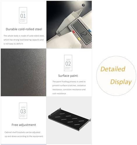 DLYZAYE Wall Mounted Av Media Stand - Steel Audio Rack & Floating Stereo Cabinet