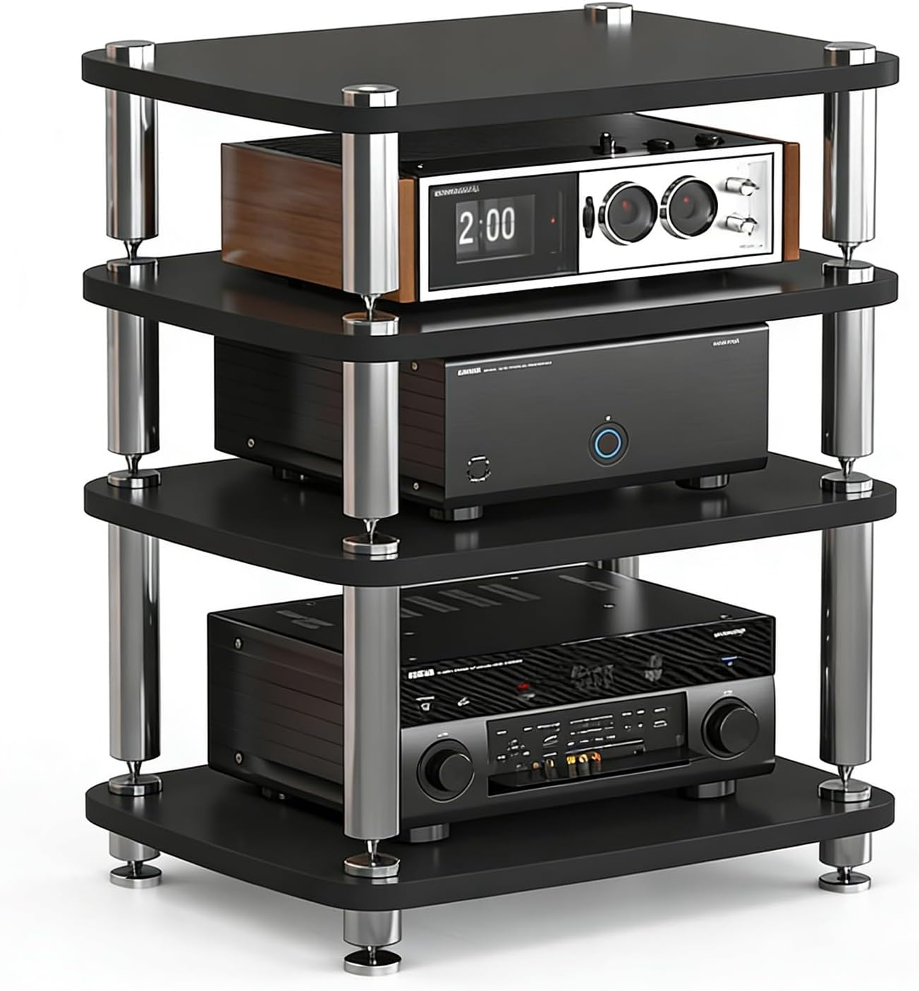 Classic Wood 4 Shelf