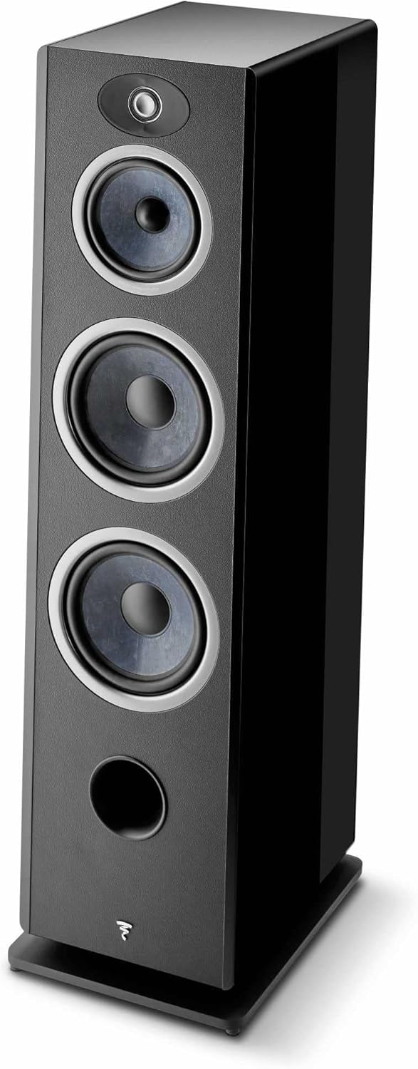 Focal Vestia No4 Ultimate 3-Way Floorstanding Loudspeaker Finished in Black - Sold Individually