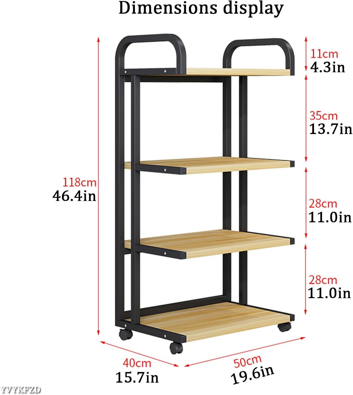 Generic Media Stand 3/4-Tier AV Media Stand