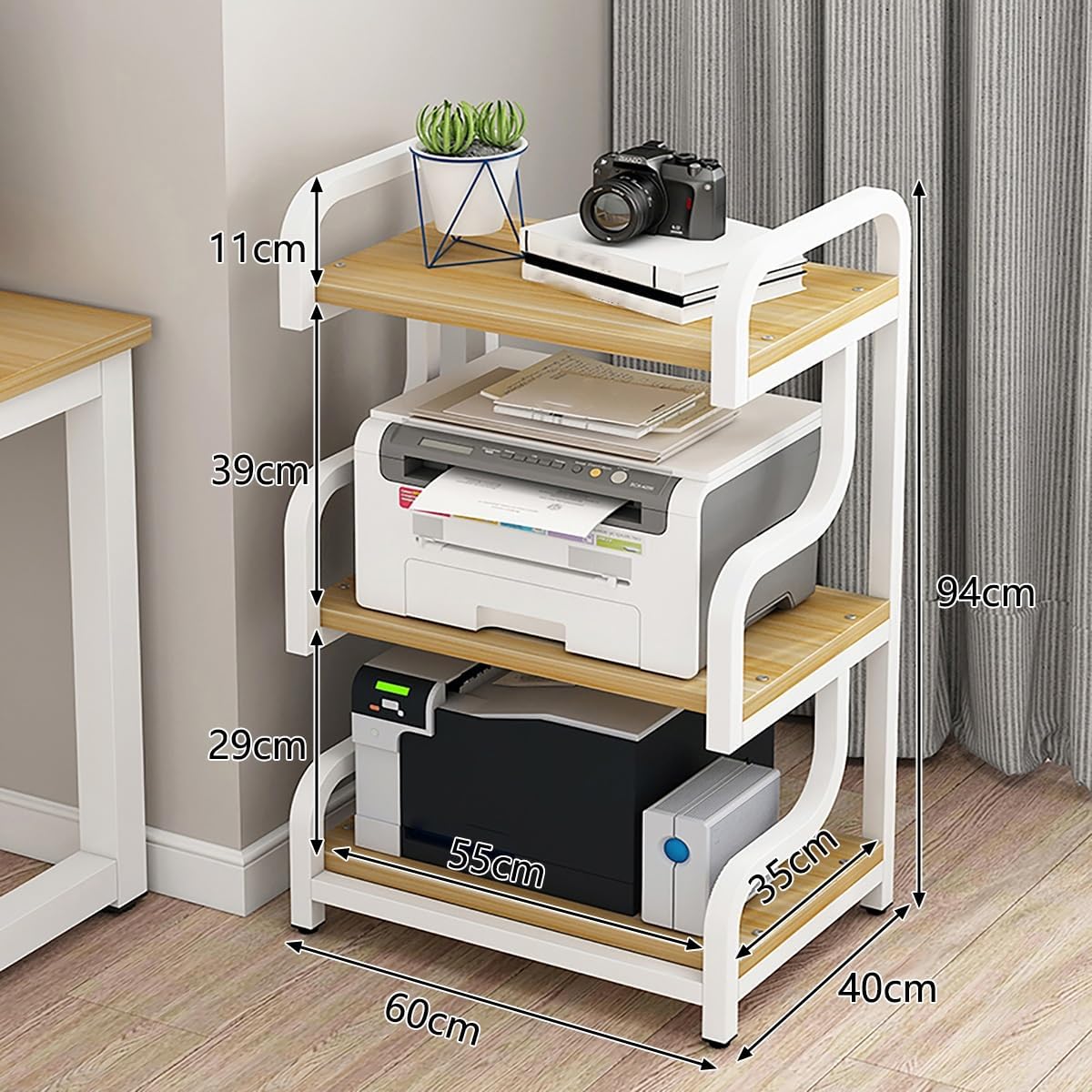 Kaverno 3 Tiers AV Media Stand