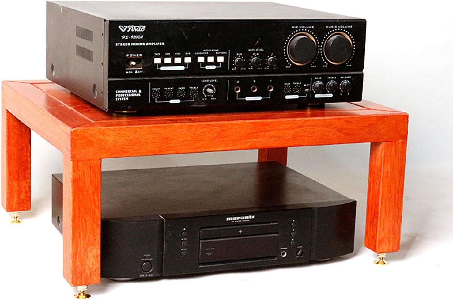 Wooden Av Media Stand