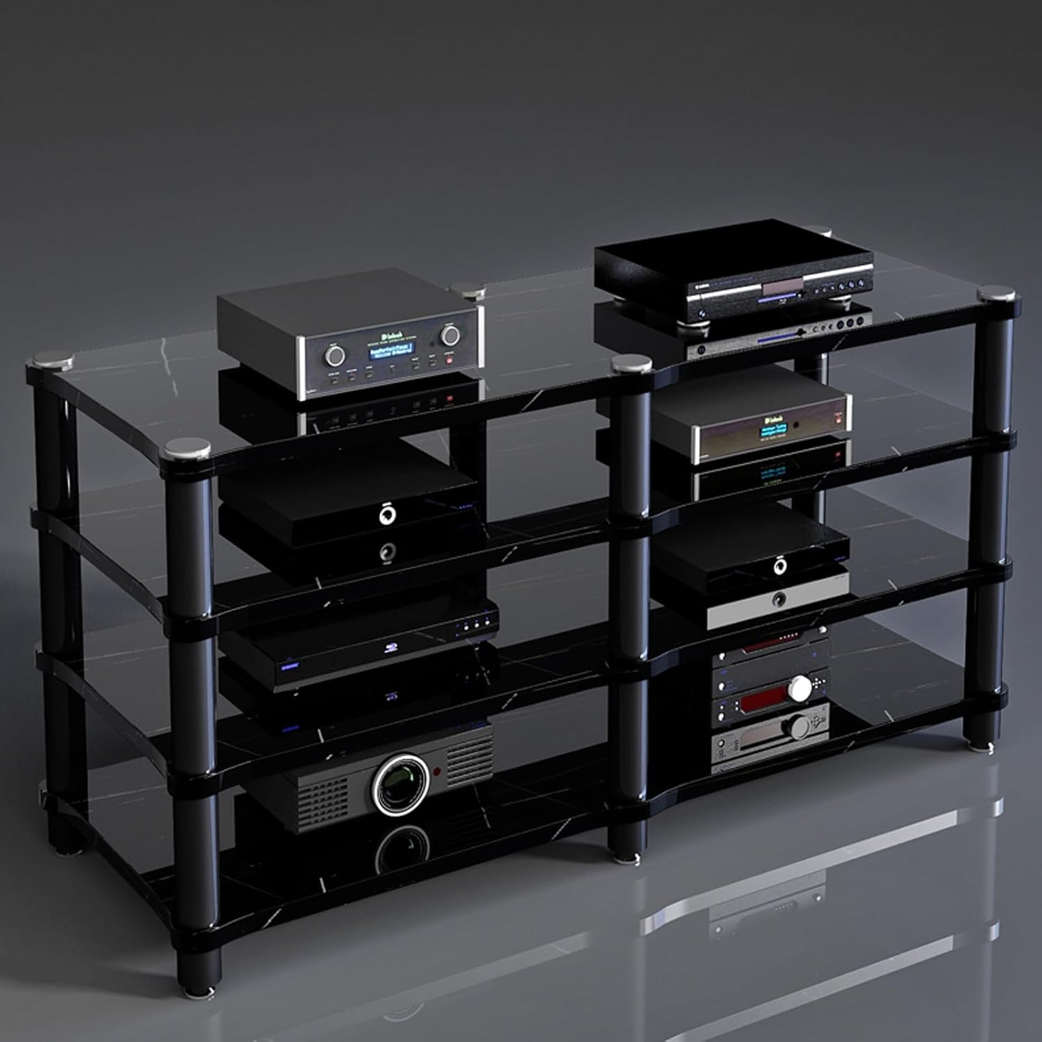 TUPAFJU 1/2/3/4-layer Audio Equipment Rack