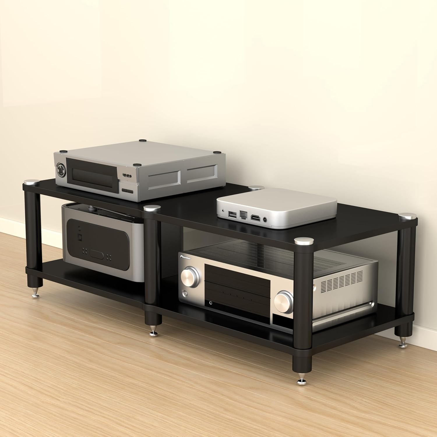 ZGZCQDSL 2 Tier Long AV Media Stand