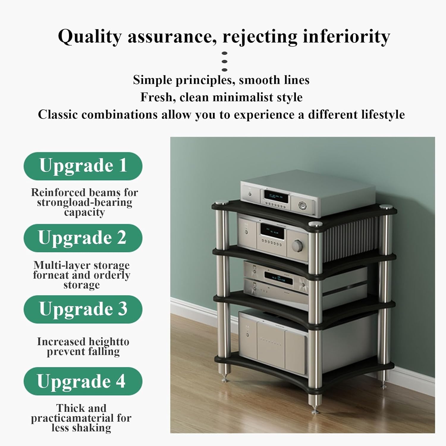 Diodceraic 1/2/3/4 Tier av Media Stand