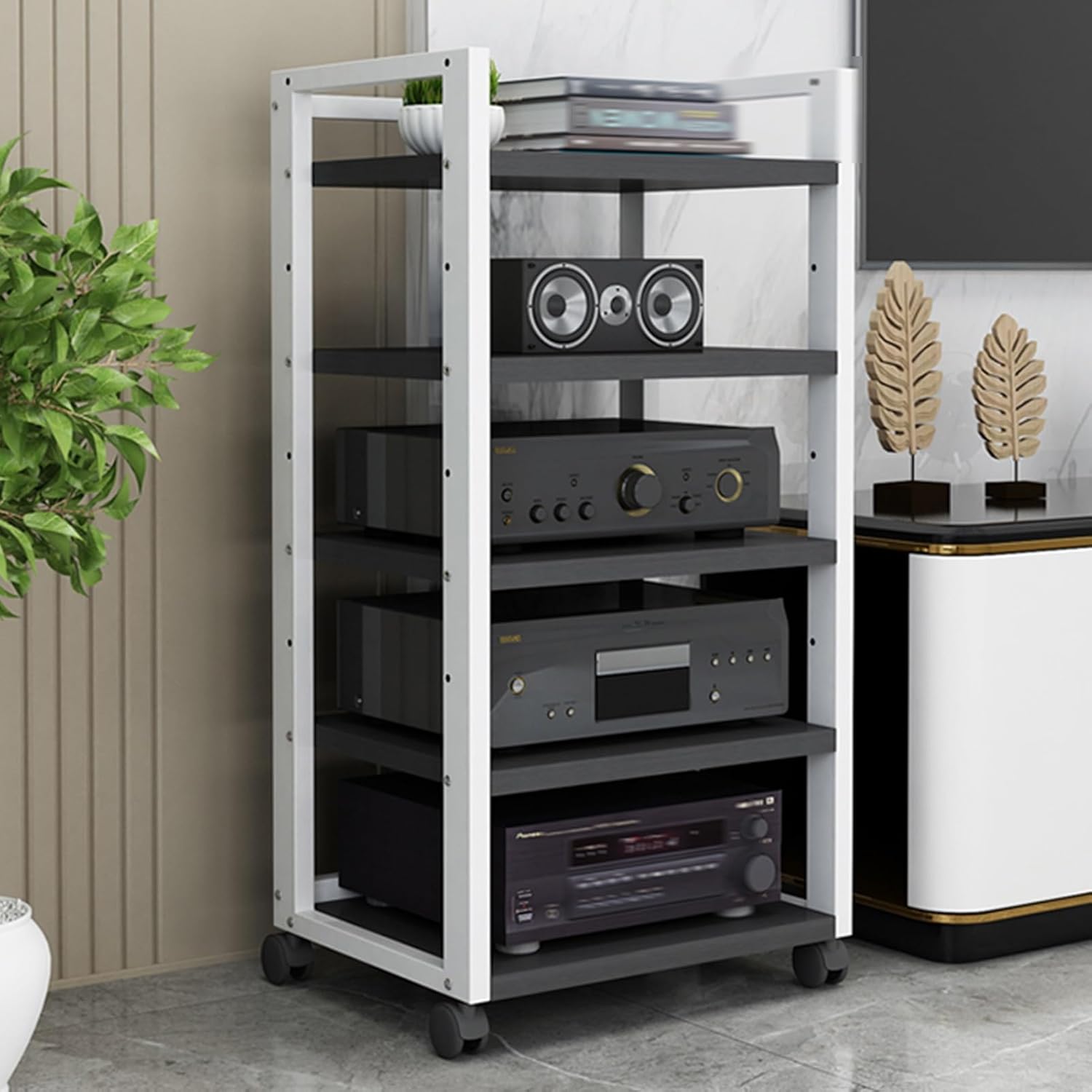 GUAWJRZDP 5-Tier Audio Rack