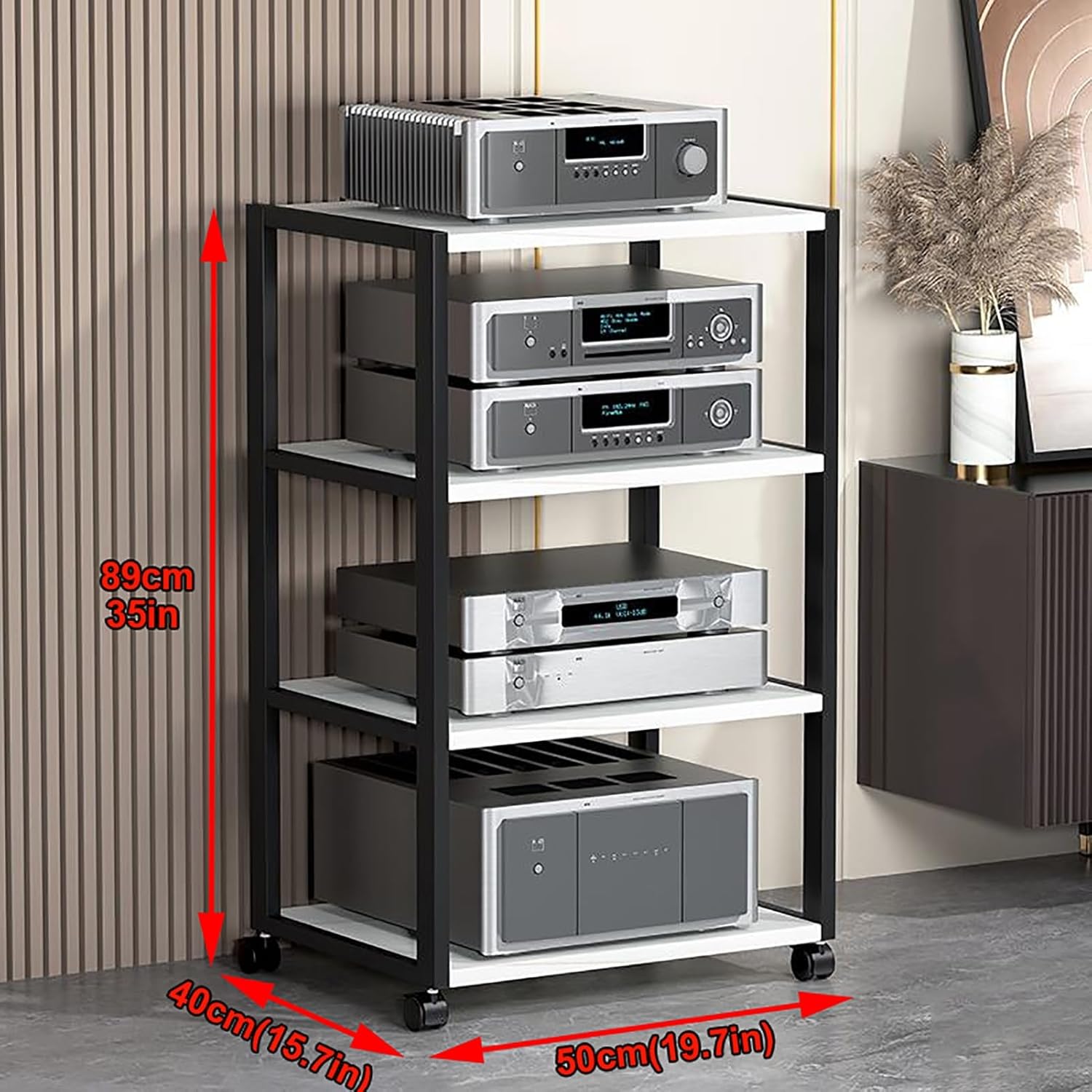 JIAHESHYP 4/5-Tier AV Media Stand