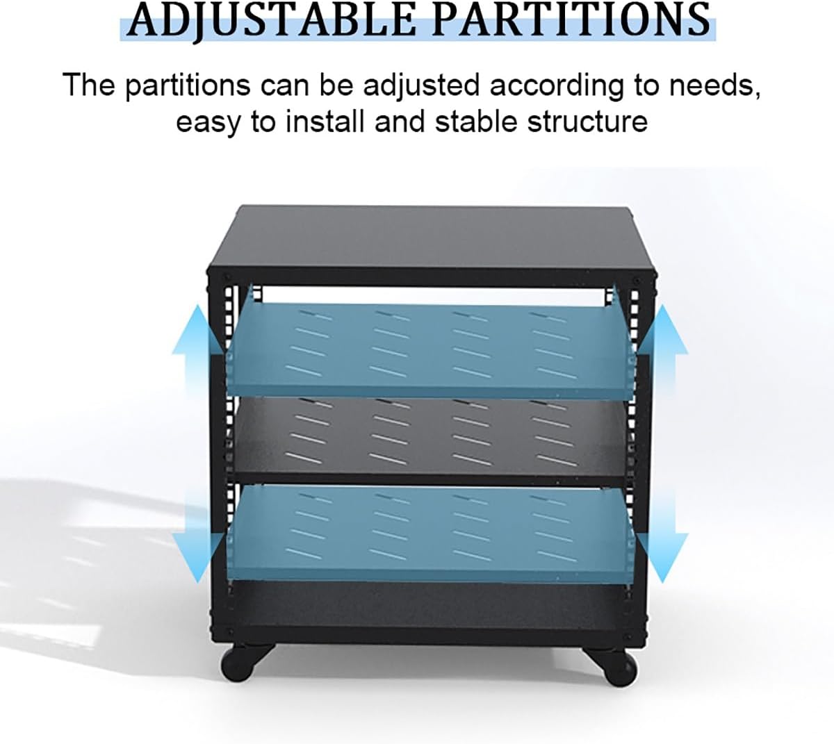 Av Media Stand With Wheels