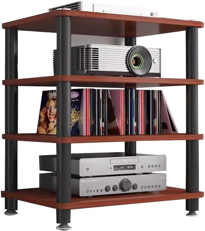Media Storage Cabinet Rack - Modern Audio-Video Stand