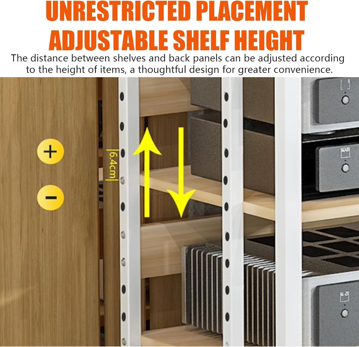 THNSAWX Movable AV Media Stand