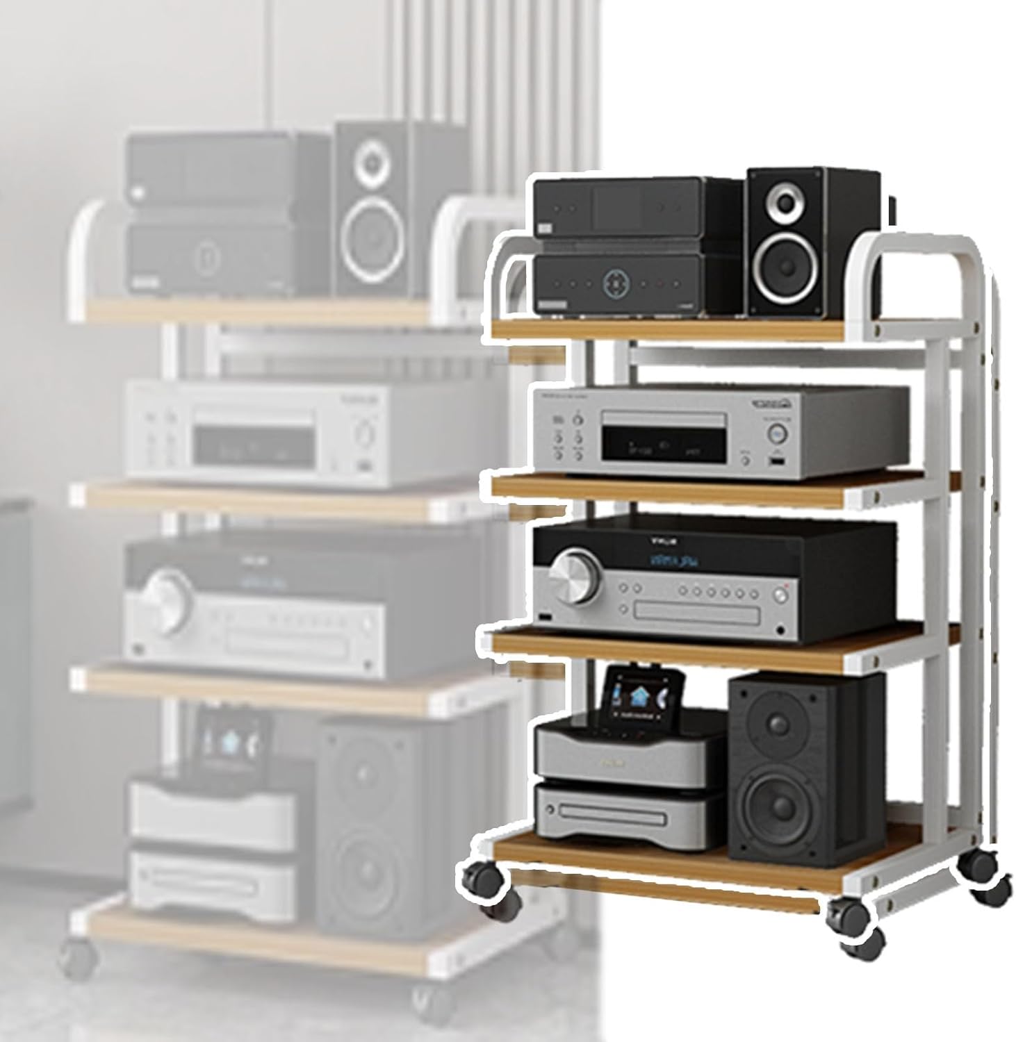 WLCGYD Home Office Stereo Component Cabinet