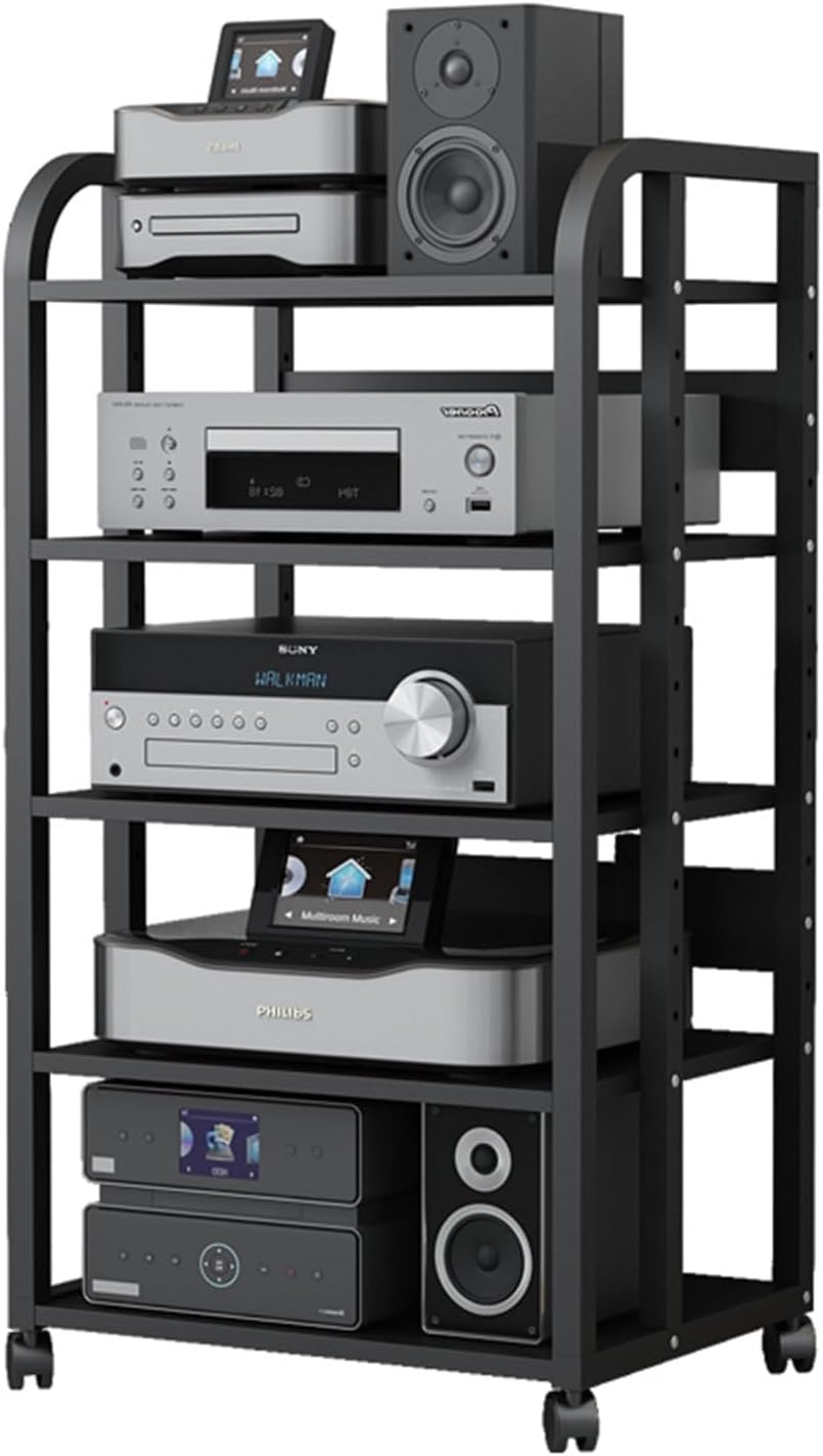 HOFSSI 5-Tier Media Stand Audio/Video Component Cabinet
