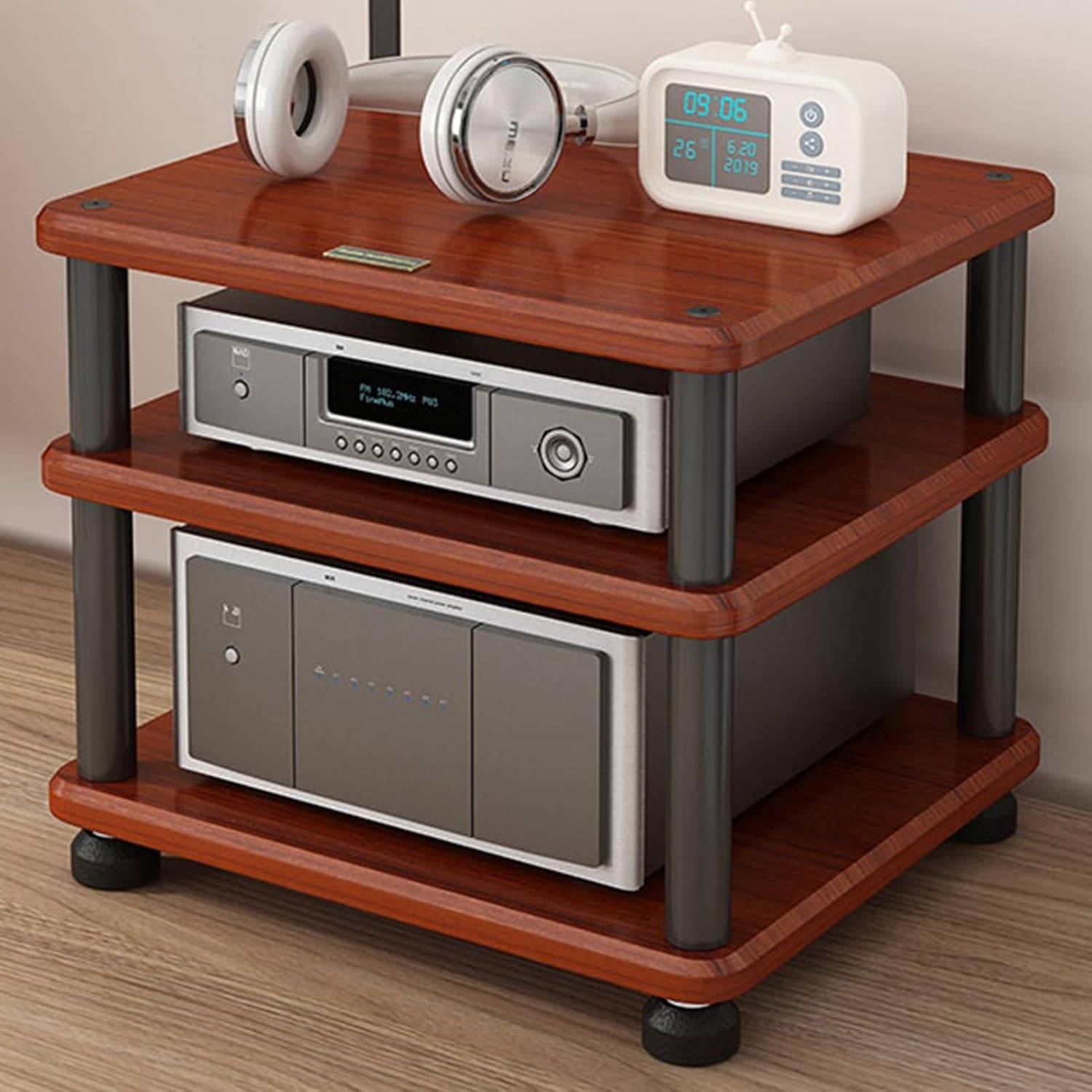 YQMHEZ 2/3/4 Tier Stereo Rack System Cabinet