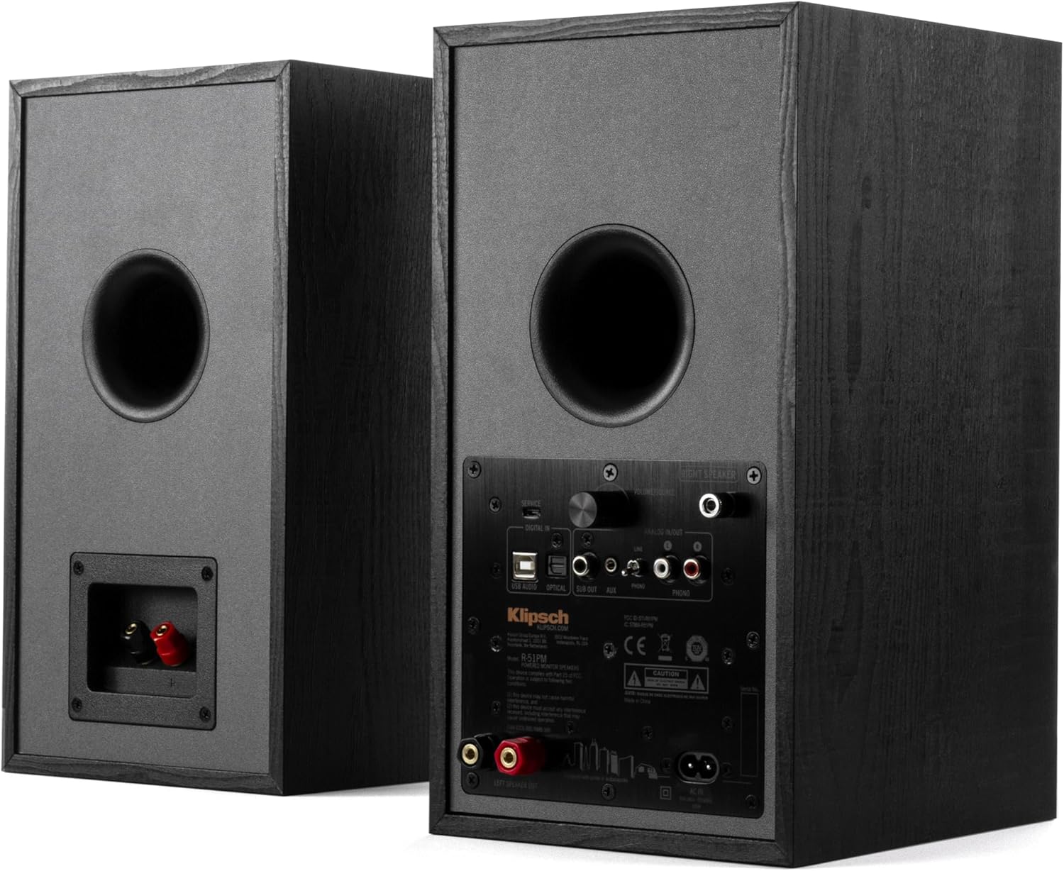 Klipsch R-51PM Powered Bluetooth Speakers (Pair) with R-80SWi 8