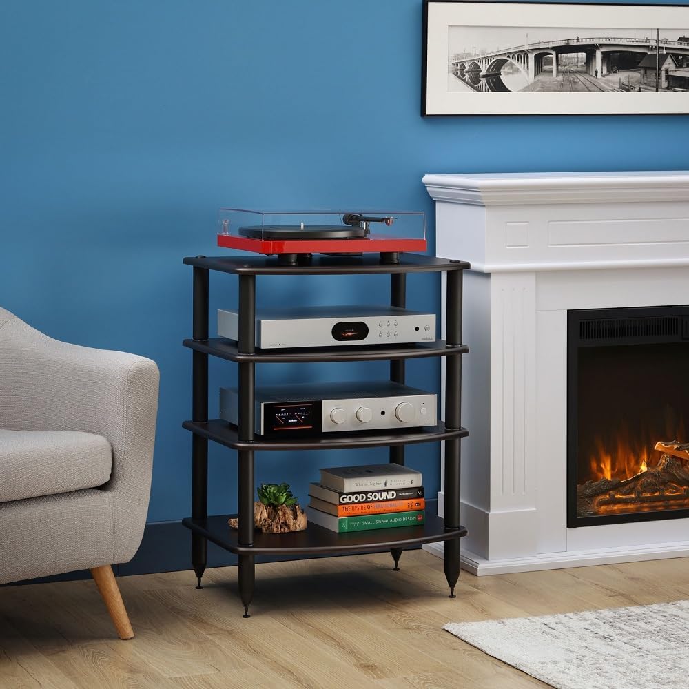 Pangea Audio Vulcan Four Shelf Audio Rack