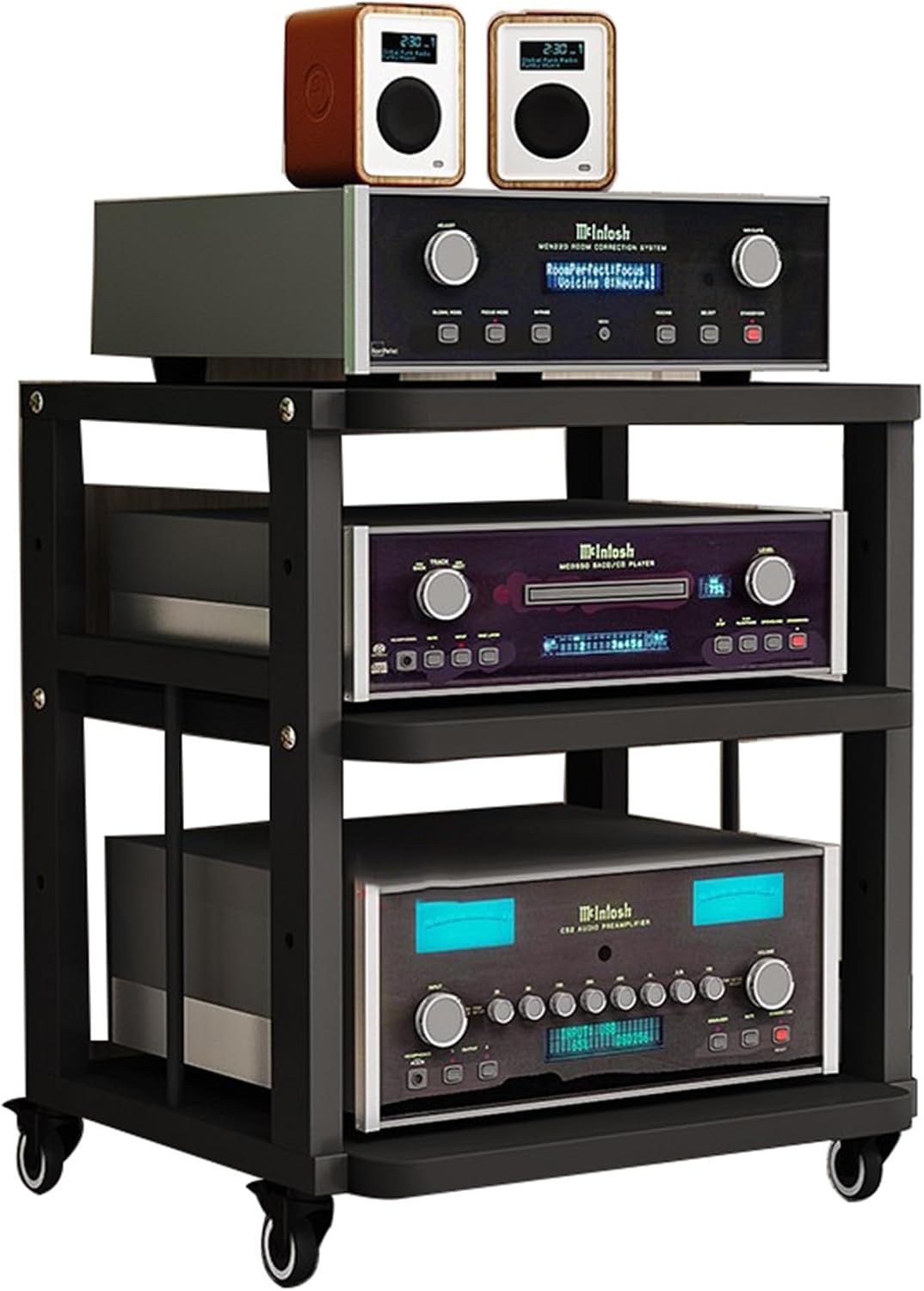 Media Stand 3 Layer Removable Audio Stand