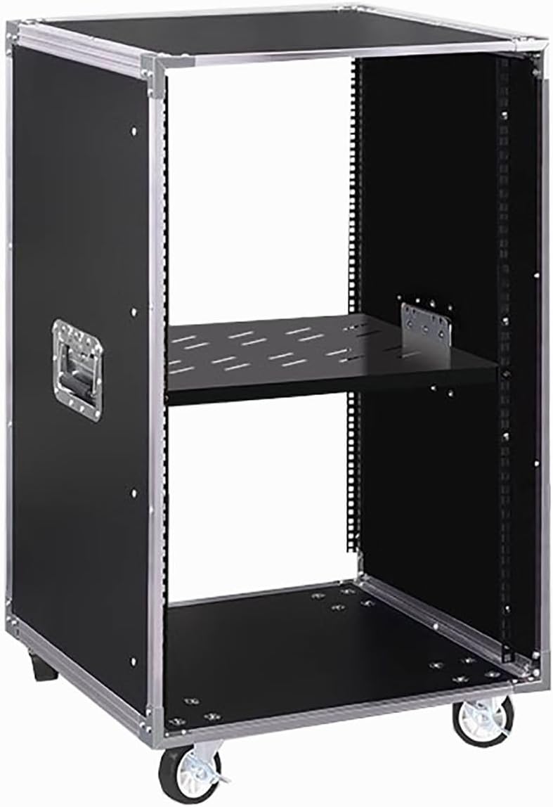 20U Portable Rolling Network Rack Vented Enclosure Locking Door Server Cabinet