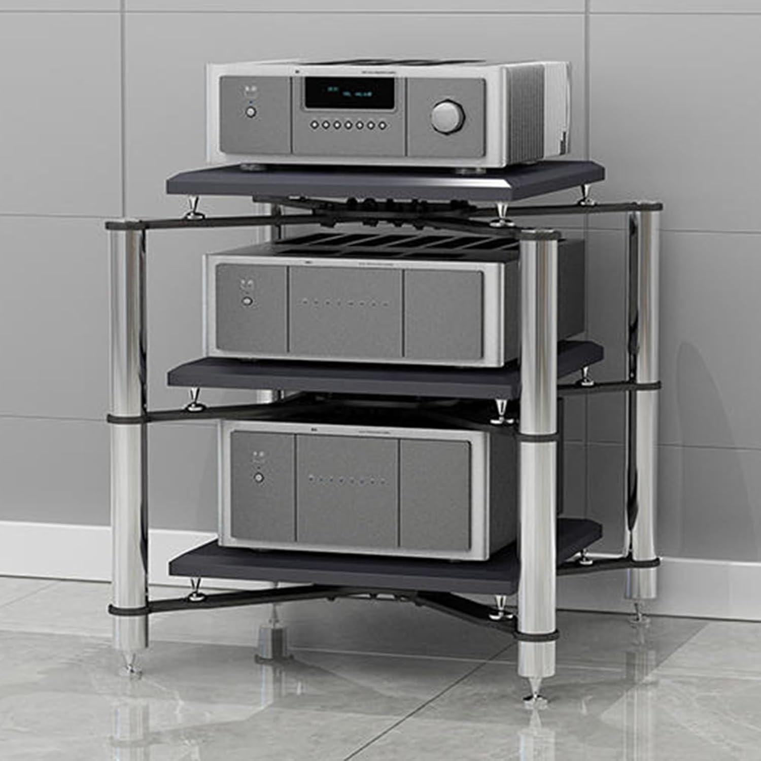 LYXWGRZD 1/2/3/4-Tier Media Stand