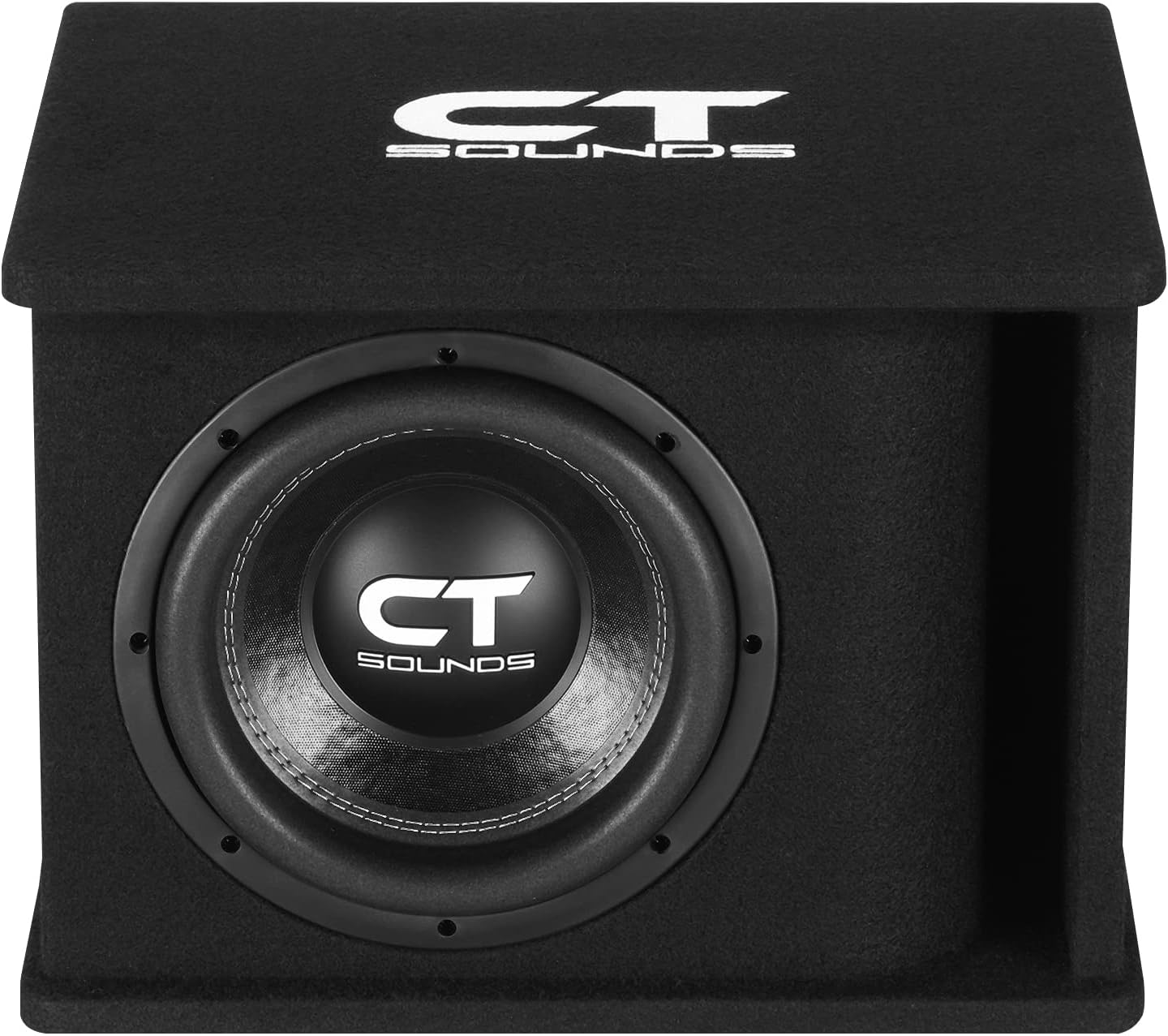 CT Sounds Single 10 1300W Loaded Tropo Series Ported Car Subwoofer Box - TROPO-1X10D2